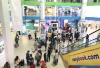 Kondisi penumpang di salah satu pelabuhan internasional yang ada di Kota Batam, Matapedia6.com/ Luci