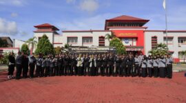 Lapas Batam saat upaca hari Bakti Pemasyarakatan. Foto: Istimewa