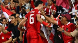 Ivar Jenner pencetak gol Indonesia U-23 ke gawang Irak U-23 di perebutan peringkat ketiga Piala Asia U-23 2024 (dok. AFC).