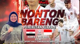 Ketua Koni Batam ajak masyarakat nobar. Foto:Istimewa