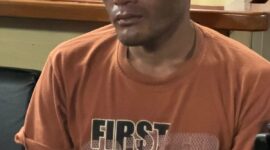 Nelayan asal Medan, Indra Kusuma Sianipar yang sempat terombang ambing dua hari di laut setelah terjatuh dari KM Napoleon dan berhasil diselamatkan. Matapedia6.com/Dok KPLP