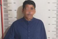 Pelaku perbuatan asusila terhadap tiga anak dibawah umur di wilayah Sekupang. Matapedia6.com/Dok Polsek