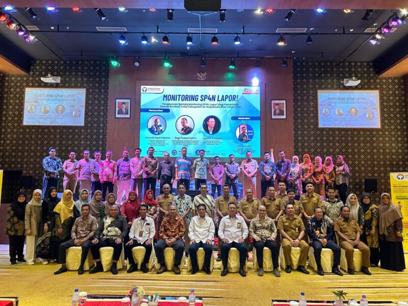 Monitoring SP4N lapor. Foto;Ombudsman