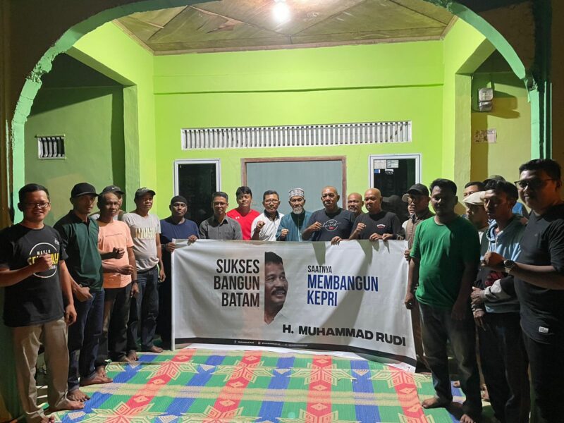 Tokoh pemuda dan masyarakat Karimun dukung Muhammad Rudi di Pilgub. Foto:Istimewa