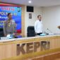 Wakapolda Kepri Brigjen Pol Asep Syafrudin dampingi Kompolnas RI Prof Dr Albertus Wahyurudhanto pimpin Rapat koordinasi di Polda Kepri, Selasa (14/5/2024). Matapedia6.com/Dok Humas Polda