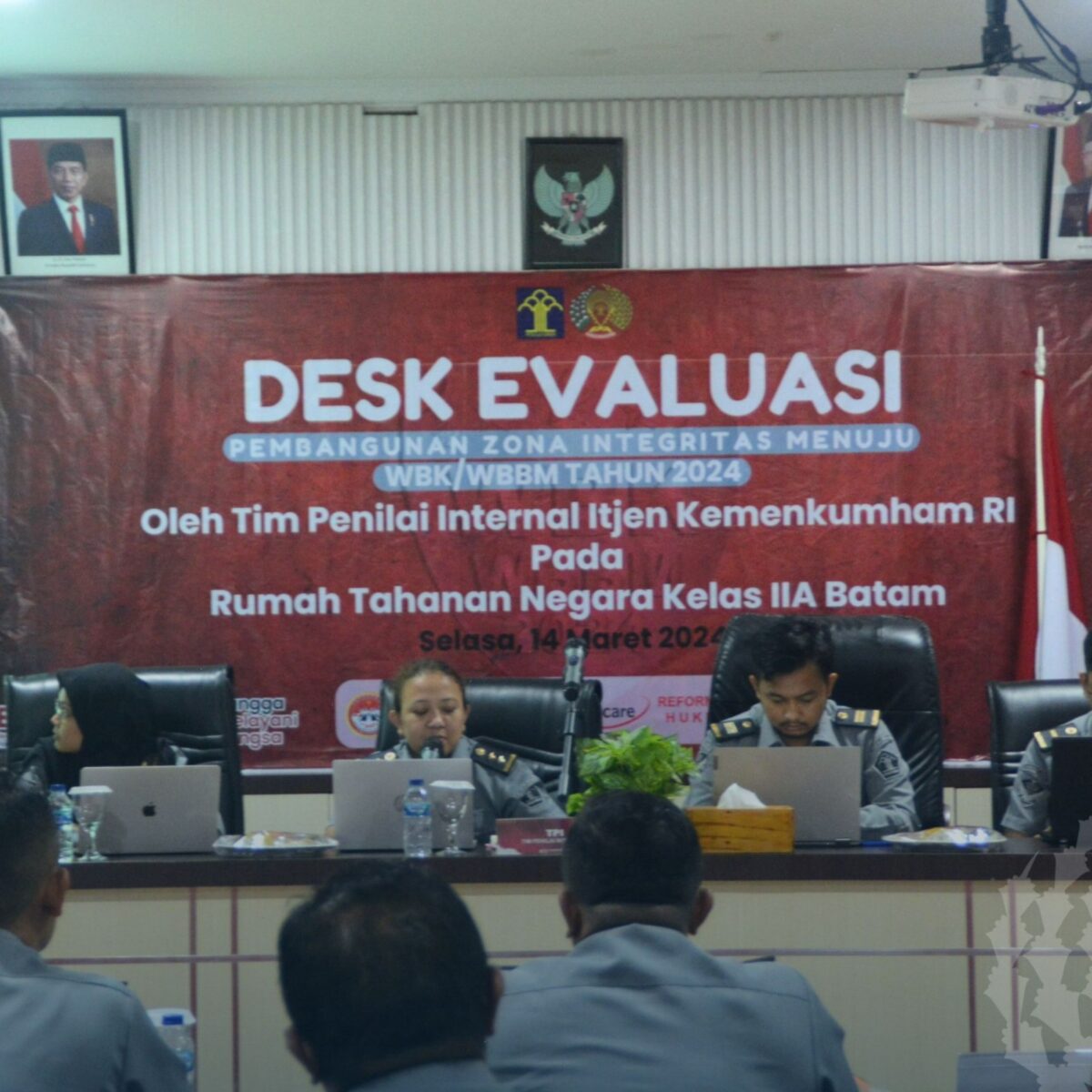 Rutan Batam Desk Evaluasi menuju WBK WBBM. Foto:Ist
