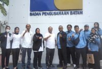 Analis Media, Agus Budi Leksono di Holding Room Marketing Center, Senin (20/5/2024). Foto:Humas BP Batam