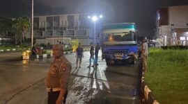 Kanit Gakkum Laka Lantas Polresta Barelang, Iptu Viktor Hutahaean saat mendatangi tempat kejadian perkara di Turunan Bukit Daeng, Rabu (22/5/2024). Matapedia6.com/ Dok Unit Laka