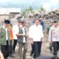 Presiden Republik Indonesia Jokowi Dodo meninjau langsung kondisi bencana lahar dingin yang terjadi di Sumatera Barat,  Selasa (21/5/2024).Matapedia6.com/ Dok BNPB