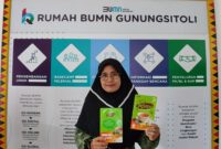 Seorang pelaku UMKM. Foto:Telkom