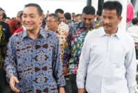 Rudi sambut kedatangan Menteri Besar Johor. Foto:Humas BP Batam