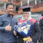 Marlin Agustina resmi menyandang gelar sarjana. Foto:Ist