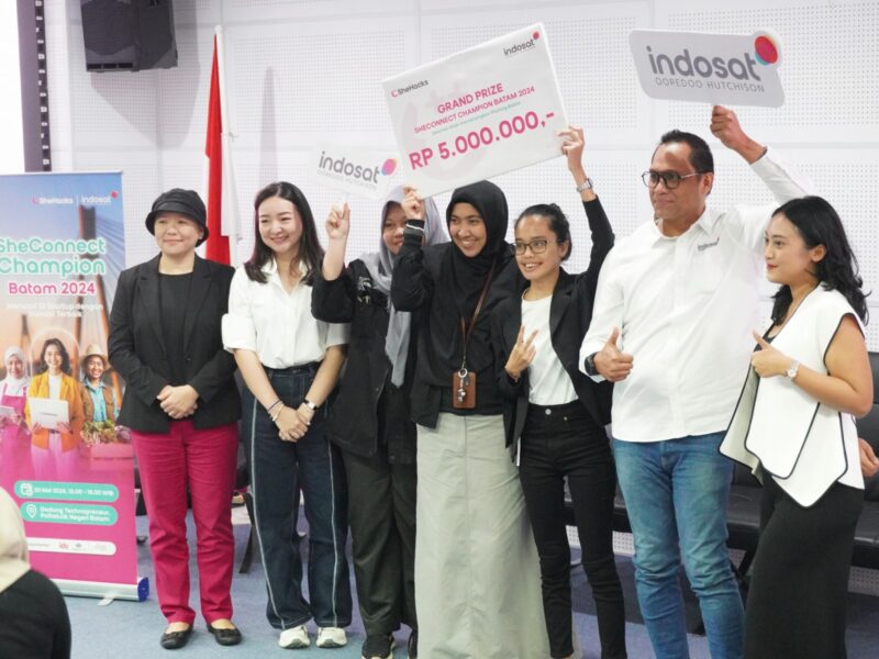 Indosat bangkitkan startup karya perempuan di Batam. Foto:Indosat