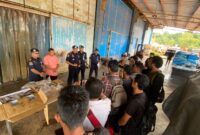 PSDKP menjelaskan proses pengamanan ikan diduga ilegal, Jumat (31/5/2024). Foto:ist