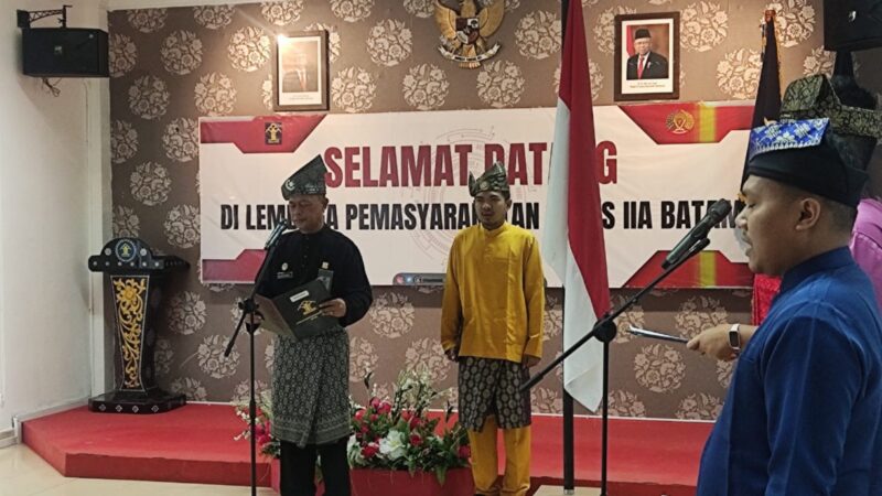 Kalapas Batam pimpin upacara Harlah Pancasila, Sabtu (1/6/2024). Foto:Dok/ist