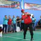 Wakapolda Kepri Brigjen Pol Asep Safrudin saat membuka Turnamen Bulu Tangkis di Gor Bulu Tangkis Banda Baru, Batam, Kamis (6/6/2024). Matapedia6.com/Dok Humas Polda