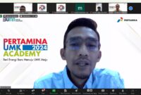 Pertamina Academy 2024 secara virtual. Foto:Screenshot