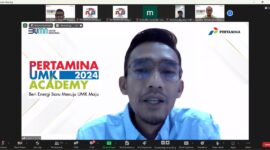 Pertamina Academy 2024 secara virtual. Foto:Screenshot