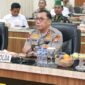 Kapolda Kepri Irjen Pol Yan Fitri Halimansyah saat mengikuti dialog penguatan internal Polri dengan tema internalisasi wawasan kebangsaan dalam rangka tranformasi Polri Presisi Menyongsong Indonesia Emas, yang diikuti oleh seluruh jajaran Polda dan Polres seluruh indonesia, Senin (10/6/2024). Matapedia6.com/Dok Humas Polda
