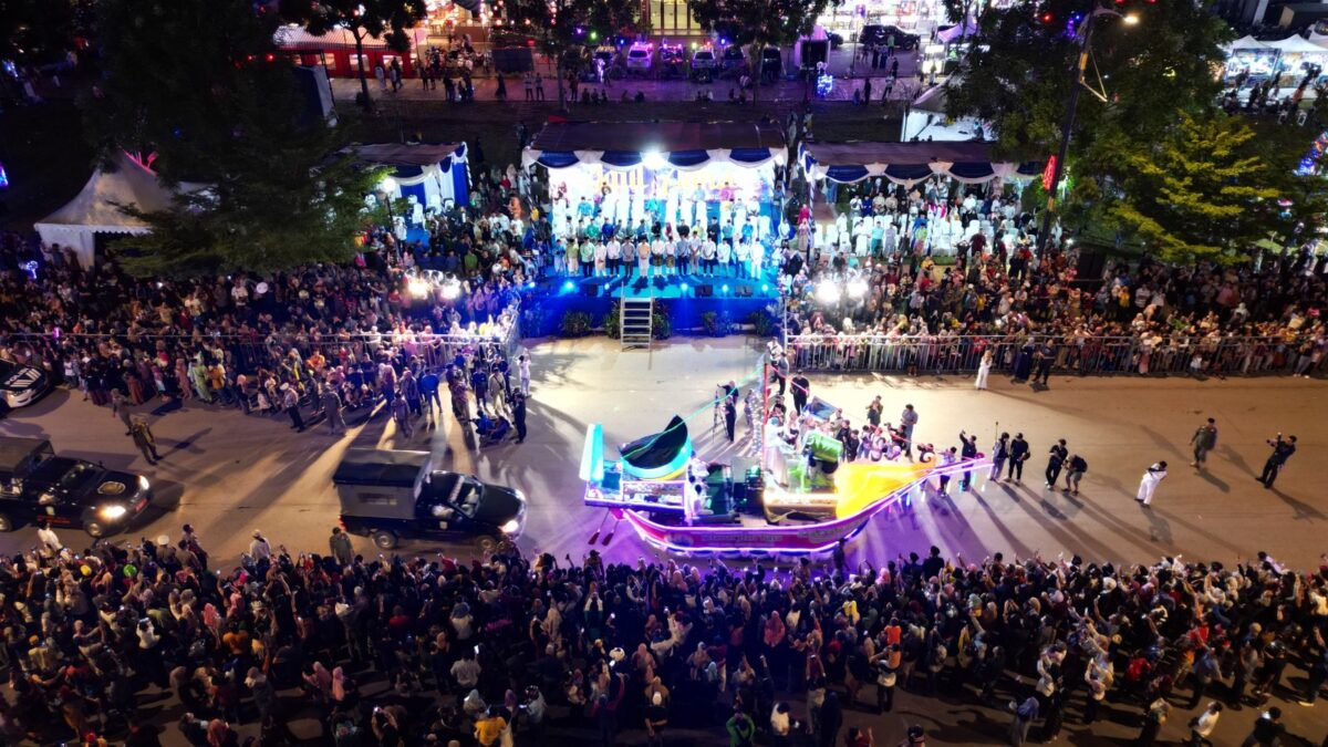 Takbir akbar Idul Adha 1445 Hijriah di Batam. Foto:Dok/Humas BP Batam