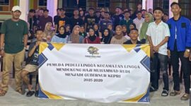 Pemuda Lingga Dukung Rudi di Pilgub 2024. Foto:Ist