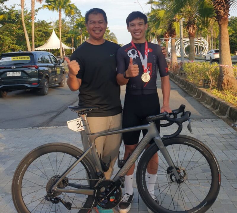 Bernard Benyamin van Aert lolos Olimpiade. Foto:Ist