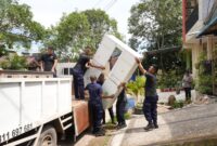 Proses pemindahan warga Rempang Eco City. Foto;Humas BP Batam