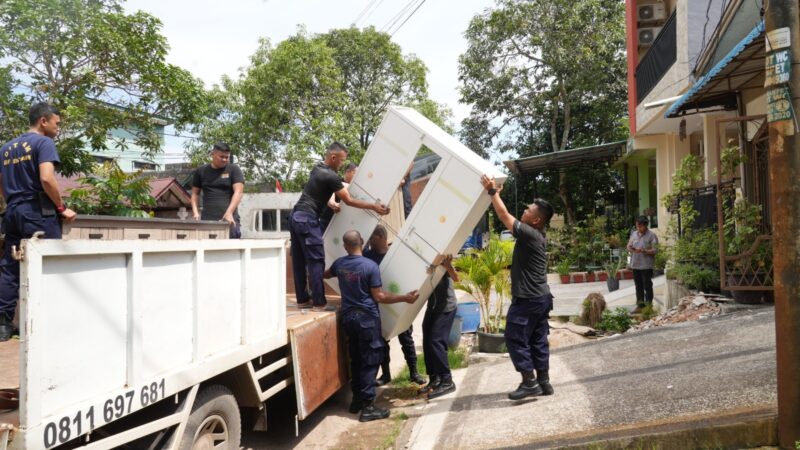 Proses pemindahan warga Rempang Eco City. Foto;Humas BP Batam