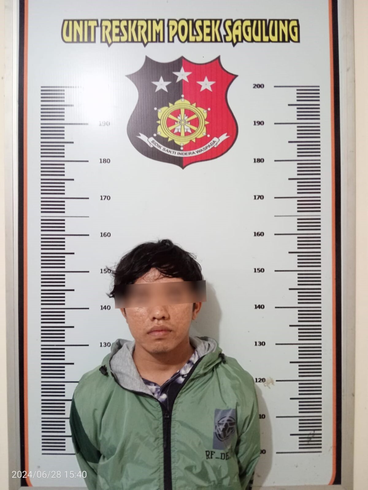Ar (28) pelaku pencurian sepeda motor temannya sendiri di Sagulung. Marapedia6.com/ Dok Polsek