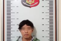 Ar (28) pelaku pencurian sepeda motor temannya sendiri di Sagulung. Marapedia6.com/ Dok Polsek