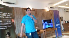 Biznet saat menggelar media gathering, Kamis (6/6/2024). Foto:rega/matapedia6