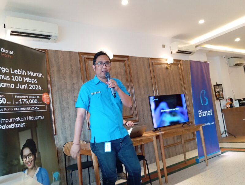 Biznet saat menggelar media gathering, Kamis (6/6/2024). Foto:rega/matapedia6