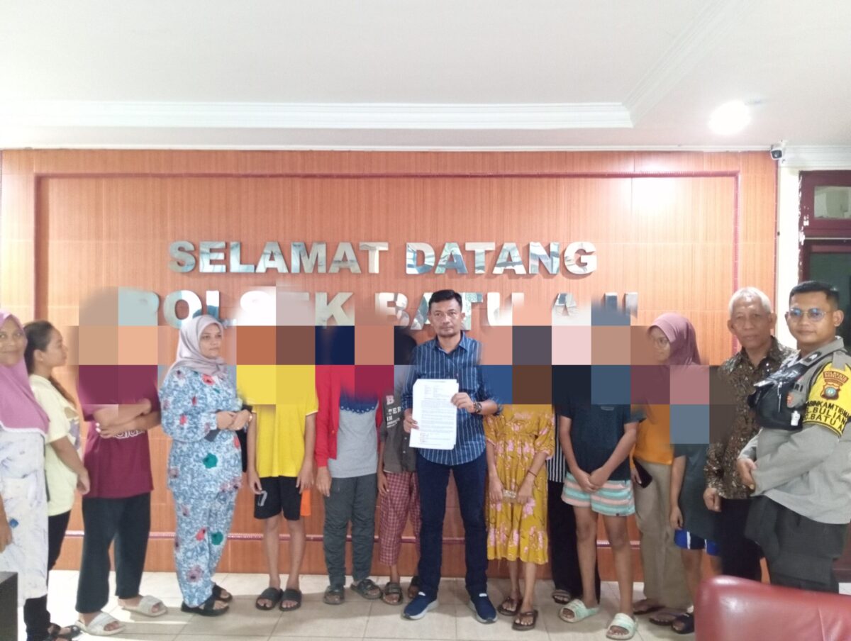 Orang tua anak sepakat damai di Polsek Batu Aji, Kamis (27/6/2024). Foto:Rega