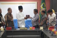 Wakil Ketua I DPRD Batam terima kunker. Foto:Dok/Sekwan