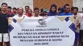 Pemuda Lingga nyatakan dukungan ke Rudi di Pilgub 2024. Foto:Ist