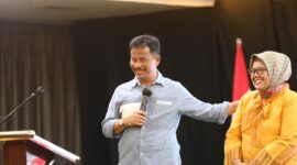 Muhammad Rudi bersama Marlin Agustina. Foto:Ist