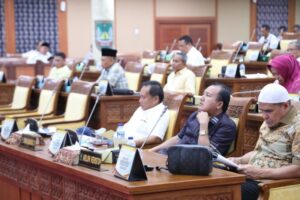 Anggota DPRD yang dalam rapat paripurna