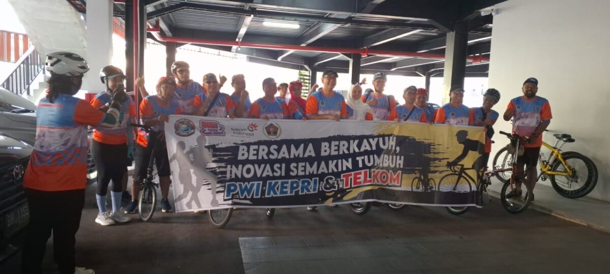 Telkom bersama PWI Kepri, Jumat (12/7/2024). Foto:Ist