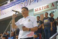 Kejati buka turnamen Tenis dan Futsal Adhyaksa, Jumat (12/7/2024). Foto:Dok/Kejari Batam