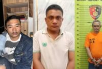 Tampang Yunus Syahputra (SYT) dan Rudi Apri Sembiring, eksekutor pembakaran rumah Rico Sempurna Pasaribu, wartawan di Kabupaten Karo yang tewas terbakar bersama tiga anggota keluarganya yang lain. Matapedia6.com/ Istimewa