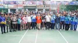 Kejuaraan Bola Voli Sungai Beduk. Foto:Istimewa