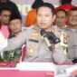Kapolresta Barelang Kombes Pol Heribertus Ompusunggu menunjukkan barang bukti narkotika jenis sabu yang diungkap jajaran s
Satres Narkoba Polresta Barelang saat ekspos, Selasa (16/7/2024).Matapedia6.com/ Dok Humas Polresta