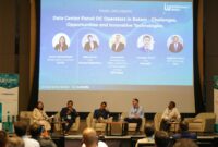 CEO NeutraDC, Andreuw Th.A.F (kedua dari kiri) saat menjadi panelis dalam perhelatan forum internasional, Batam Interconnect World 2024 yang digelar di Marriot Batam Harbour Bay, Senin (15/7). Foto:Telkom