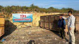 Lokasi TPS menuju jalan baru PT Marcopolo Sagulung, Sabtu (20/7/2024). Foto:Ist