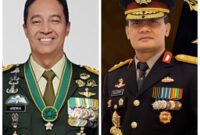 Klose Jenderal (Purn) Andika Perkasa dan Kapolda Jateng Irjen Pol Ahmad Luthfi. Matapedia6.com/Istimewa
