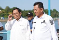Wakil Ketua TPID Kepulauan Riau, Suryono bersama Gubernur Kepri Ansar Ahmad. Foto:Dok/BI