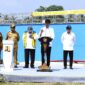 Presiden Joko Widodo meresmikan Sistem Penyediaan Air Minum (SPAM) Kota Bandar Lampung di Kabupaten Lampung Selatan, Provinsi Lampung, Senin (26/8/2024). Matapedia6.com/Dok Setneg.go.id