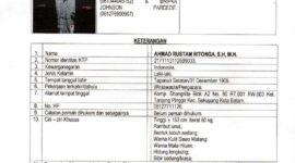 Surat DPO yang diterbitkan oleh Ditreskrimum Polda Kepri
