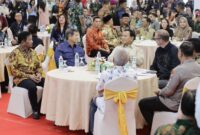 Rudi bersama Prabowo duduk satu meja di peresmian PT Volex Indonesia, Minggu (4/8). Foto:Dok/Humas BP