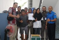 Warga pindah ke hunian sementara. Foto:Dok/Humas BP